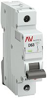 Выключатель автоматический EKF Averes AV-6 1п 63А D 6кА картинка